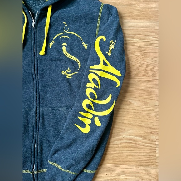 Disney Aladdin Vtg Zip up Sweater - Picture 3 of 9